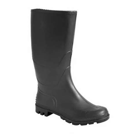 Black Leather Safety Pvc Gumboots At 300 Pair In Mumbai ID 9155094533