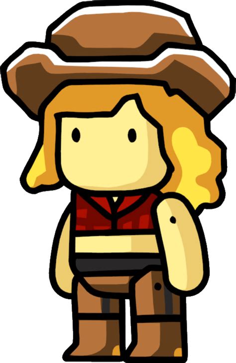 Download Animated Cowgirl Characterpng