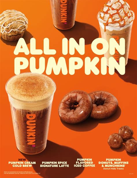 Dunkin' Is Bringing the Pumpkin in New Fall Menu