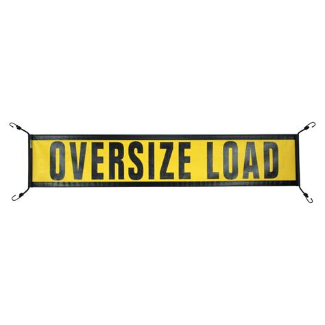 Ez Hook Oversize Load Sign 14″ X 72″ Oversize Warning Products