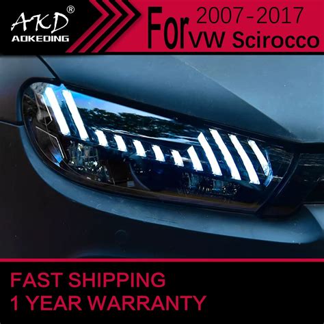 Car Lights For VW Scirocco R LED Headlight 2008 2017 Scirocco Head Lamp