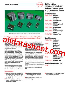 75827 2204 데이터시트 PDF Molex Electronics Ltd