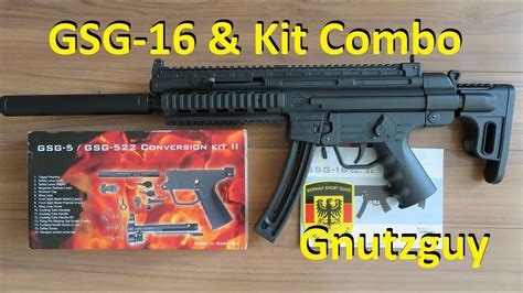 Gsg 16 And Conversion Kit Gsg 5522 Combo Unboxing Review 22lr Youtube