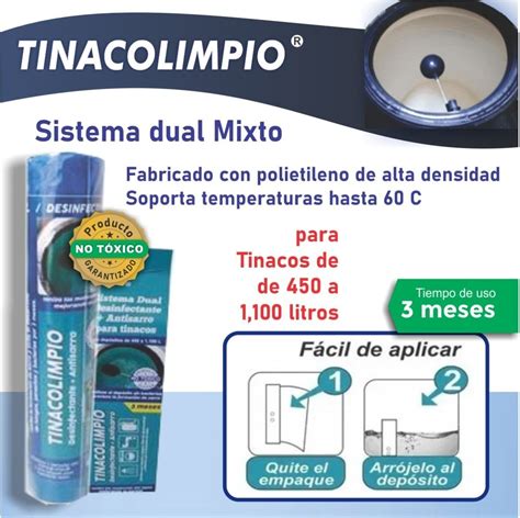 Antisarro Y Desinfectante Tinaco Sistema Dual 450 1100 L TEKNESPURE