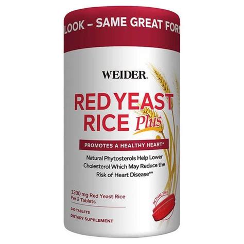 위더 레드 이스트 라이스 플러스 Weider Red Yeast Rice Plus 1200 Mg 240 Tablets 상품 상세 크로켓