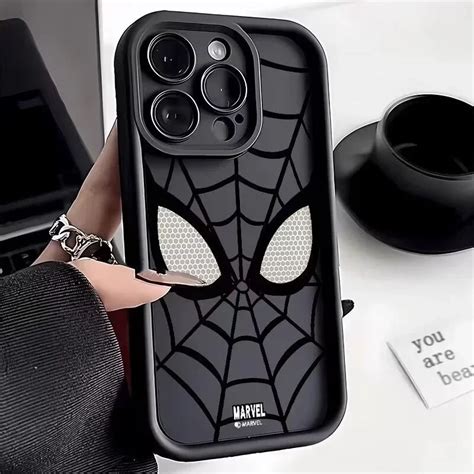 Custodia Morbida In Tpu Tinta Unita Spiderman Per Xiaomi Poco X Nfc X