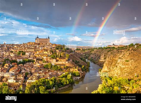 Toledo Spain Old Town Skyline Stock Photo Alamy