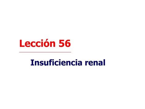 Ppt Lecci N Insuficiencia Renal Powerpoint Presentation Free