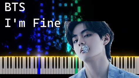 Bts 방탄소년단 Im Fine Piano Tutorial Nivekpiano Youtube