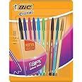 BIC Bolígrafo Cristal Fashion Punto Grueso 1 2mm Colores Vivos