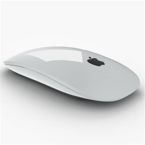 apple wireless mouse 3d model