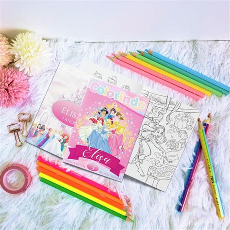 Livro De Colorir Princesas Elo Produtos Especiais