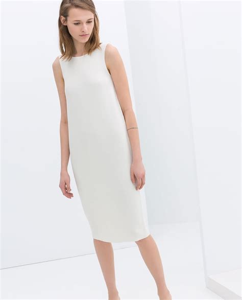 Zara Sleeveless White Shift Dress 80 Best Pieces From Zara Feb 26