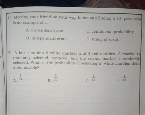 Solved SUMMATIVE TEST Direction Encircle The Letter That Chegg