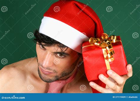 Le Père Noël Sexy Image Stock Image Du Noir Projectile 27119409