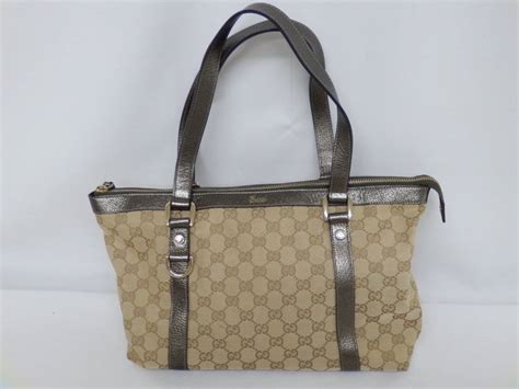 171h119a Gucci グッチ Ggキャンバス ハンドバッグ トートバッグ 141470 ブラウン系その他｜売買されたオークション