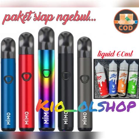 Jual VAPOOR VAPEE SMOKE MIM0O POOD AUTHENTIC FULLSET Free L1QUID 60ml