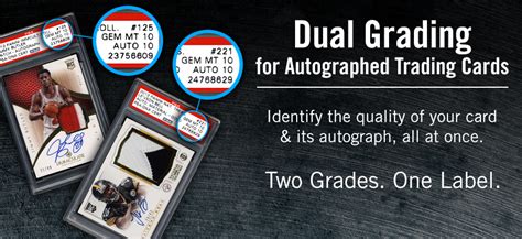 Psa Now Offers Dual Grading For Autographed Cards