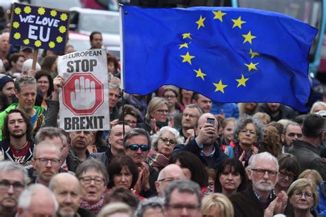 Hundreds Of Thousands March In London Demanding Vote On Brexit Terms