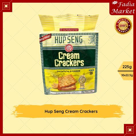 Jual Hup Seng Cream Crackers Kraker Kabin Asin Biscuit Cap Ping Pong