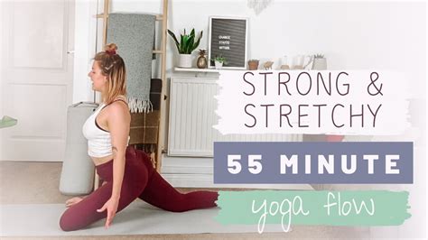 Strong Stretchy Yoga Flow Minute Vinyasa Class Sajarut Yoga