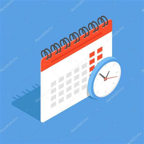 Calendario Y Reloj En Isom Trico El Concepto De Planificaci N De Casos