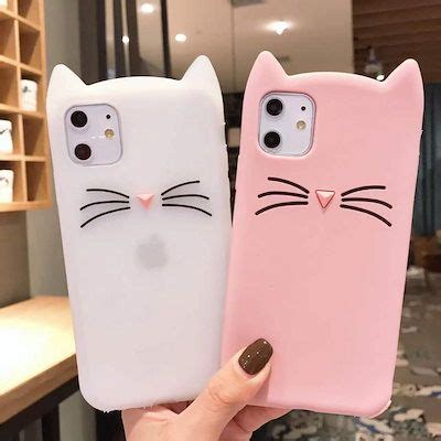 iPhone12 11 ひげ猫 ネコ 柔らかい シリコン スマホ かわいい電話ケース スマホケース 猫 Iphoneケース