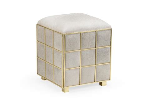 wildwood square hide stool