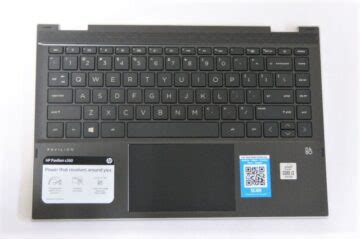 TECLADO HP X360 14 DW 14M DW NEGRO INGLES CON PALMREST Y TOUCHPAD NEGRO