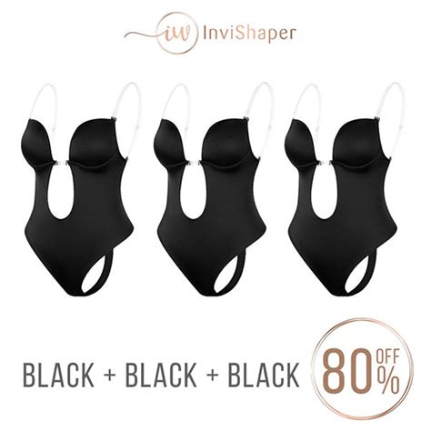 Invishaper Plunge Backless Body Shaper Bra Remtica Shop