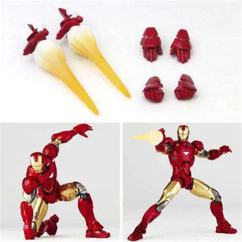 Marvel Iron Man Sci Fi Revoltech Iron Man Super Poseable Action Figure