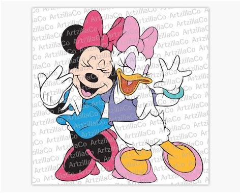 Minnie Mouse And Daisy Duck Best Friends Digital Download Etsy