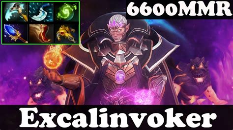 Dota 2 Excalinvoker 6600 MMR Plays Invoker Vol 11 Pub Match