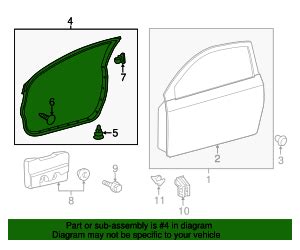 Scion Tc Weatherstrip Front Door Toyota Parts