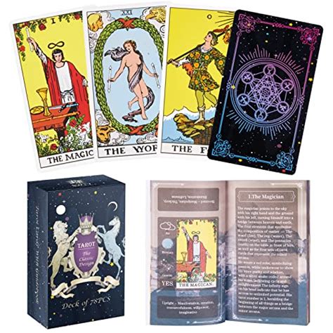 Cartes De Tarot Pour D Butants Avec Guide Fran Ais Non Garanti Jeu