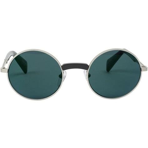 Yohji Yamamoto Round Frame Sunglasses 12715 Ars Liked On Polyvore Featuring Accessories Eye