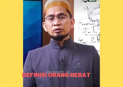 Definisi Orang Hebat Menurut Imam Imam Syafi I Dijelaskan Ustadz Adi