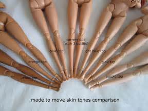 Made To Move Skin Tones Comparison Made To Move Barbie Barbie