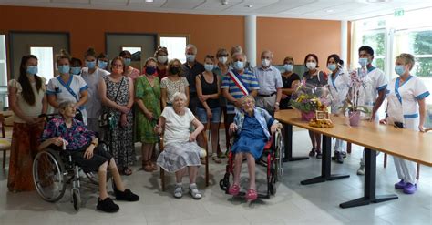 Le Pont de Beauvoisin Savoie Hélène Vignard a fêté ses cent ans