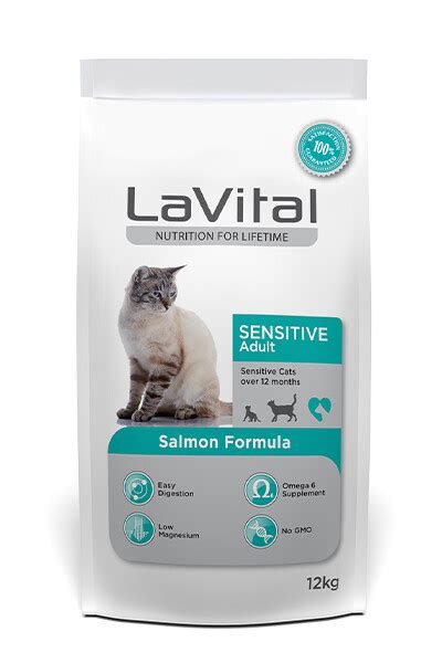 Lavital Yeti Kin Kuru Kedi Mamas Sensitive Adult Somonlu Kg