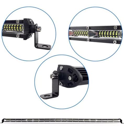 Barra Led Off Road Super Slim Cm D Leds Farol Milha