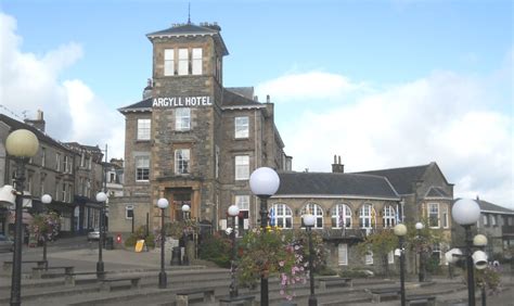 Photographs of the town of Dunoon on the Firth of Clyde on the West Coast of Scotland