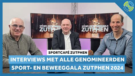 Genomineerden Sport En Beweeggala Zutphen 2024 Zijn Bekend Youtube