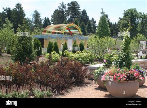 The Morton Arboretum Container Garden With View Of The Childrens