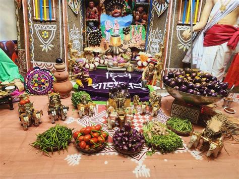 An Assortment Of Fruits And Vegetables On Display In Front Of A