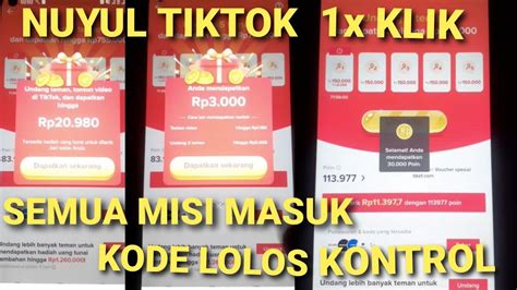 Cara Nuyul Tiktok Terbaru X Klik Lolos Kontrol Main Jeda Bonus K