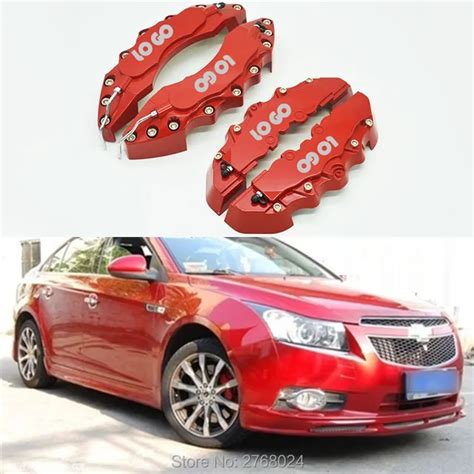 4x Customize Caliper Cover Kit For Chevrolet Car Camaro Trax Cruze Malibu Xl Cavalier Aveospark