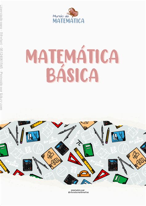 Apostila De Matematica Basica MatemÁticamatemÁtica BÁsica BÁsica Mundo Da MatemÁtica Produzido