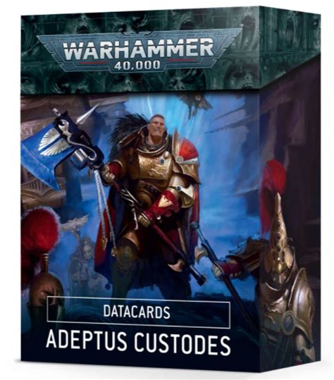 DATASHEET CARDS ADEPTUS CUSTODES ENG Gamemat Eu