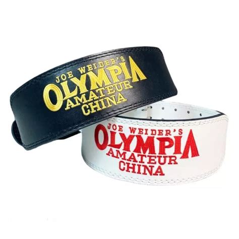 Cinturón Lumbar de Cuero Olympia Amateur Variedades Gym Up Store